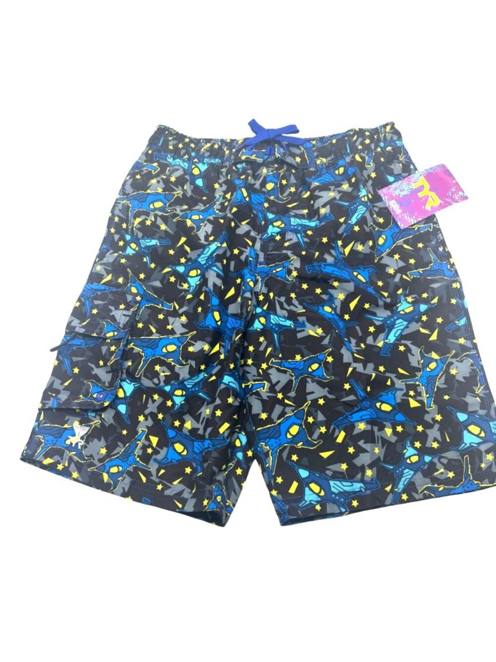 TYR  Boy’s Nightfight Challenger Swim Trunks, Size L (12/14)